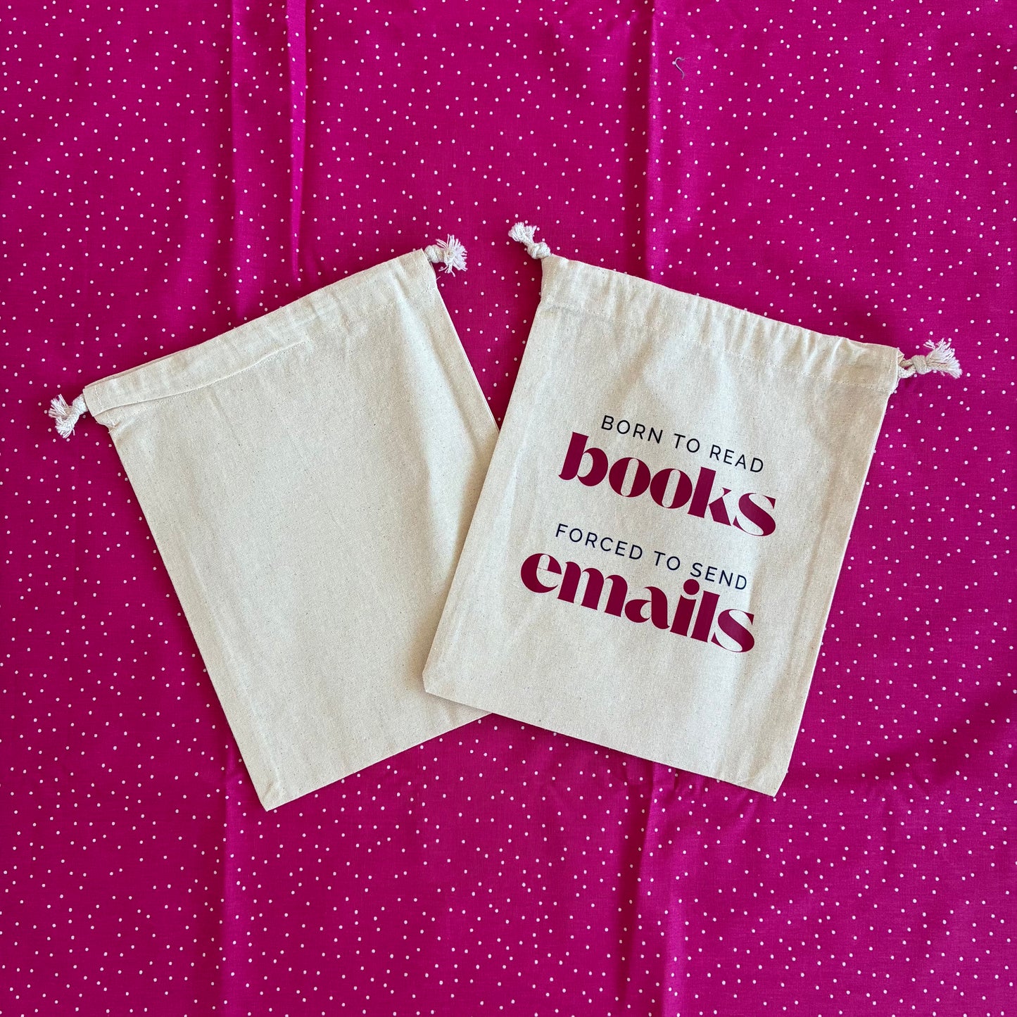 Booksleeve Cotton ‘Born to Read’