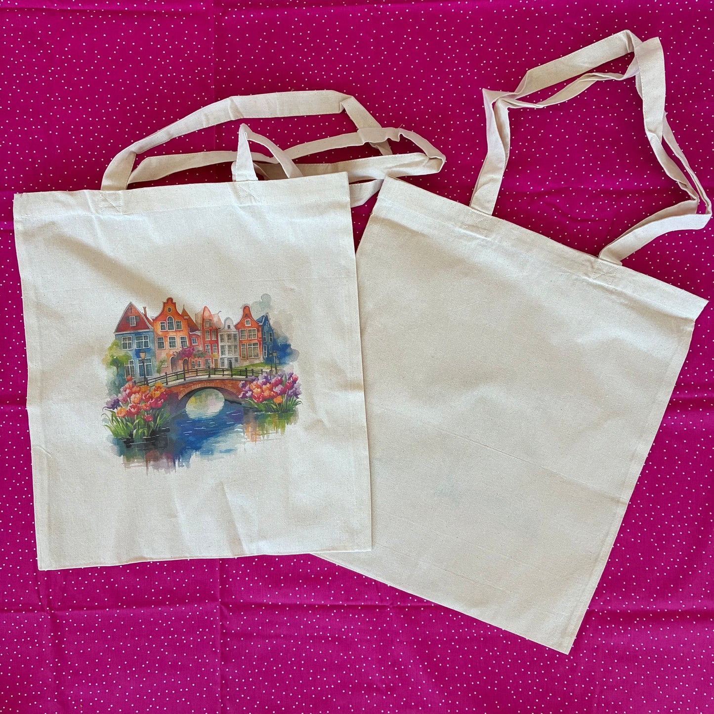 Canvas bag ‘Urban Petals’
