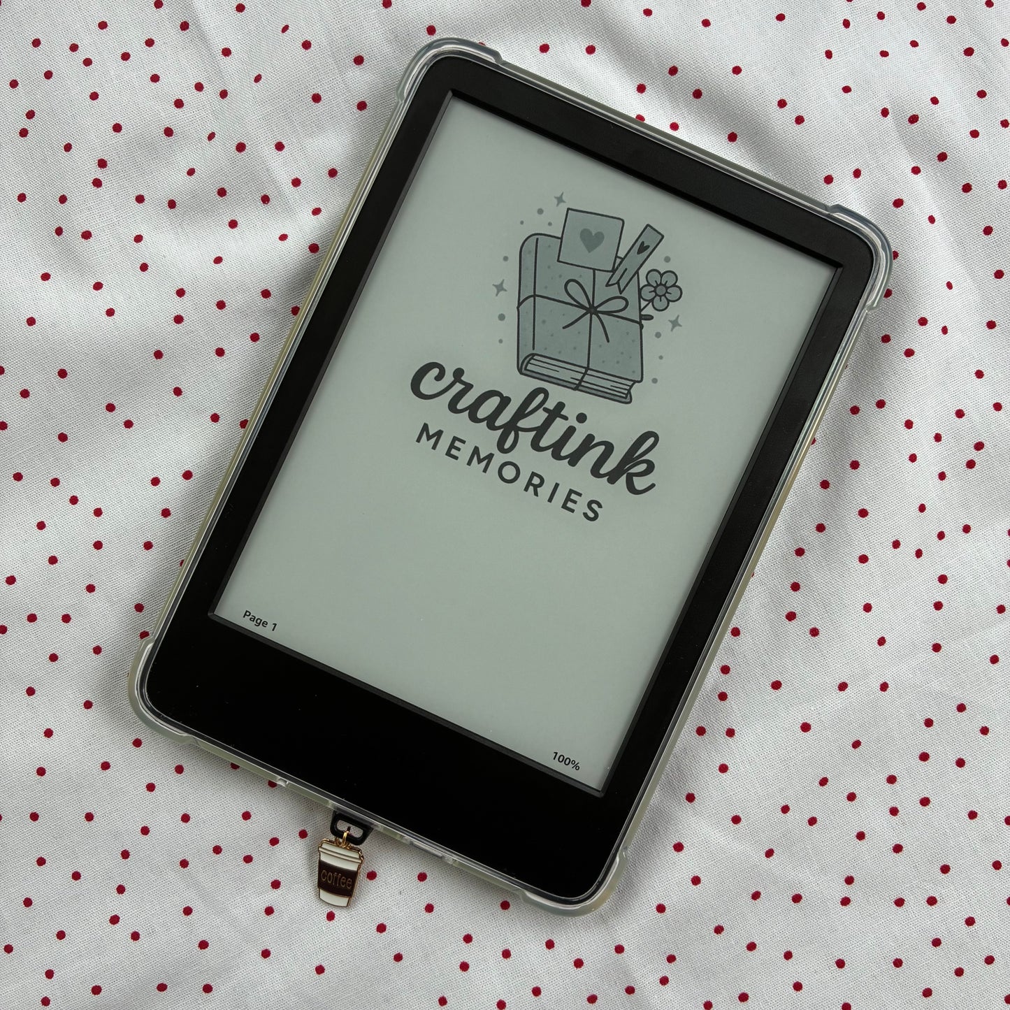 Kindle charm - Coffee