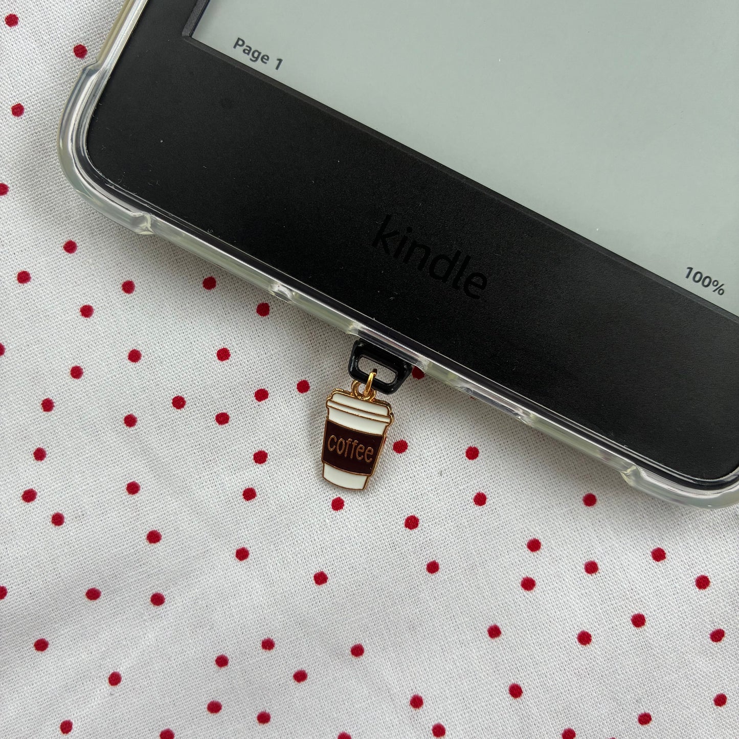 Kindle charm - Coffee