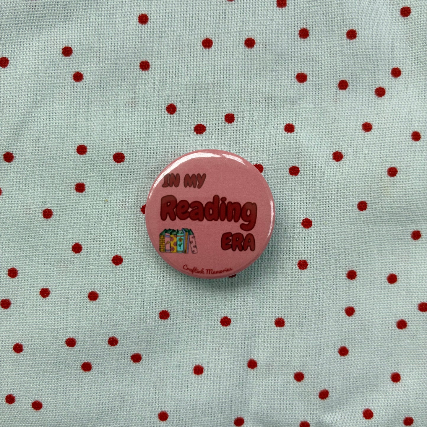 Button pin "In my reading era"