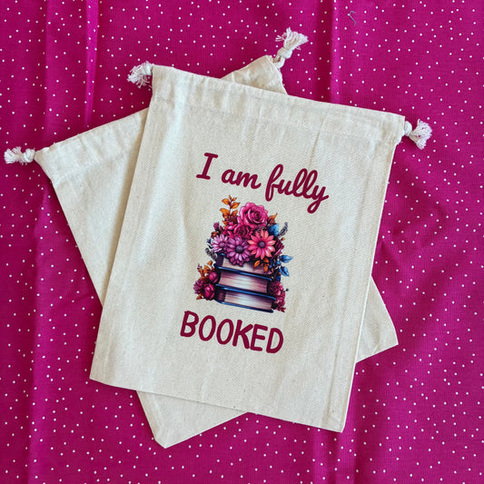 Booksleeve Cotton ‘I am fully booked’