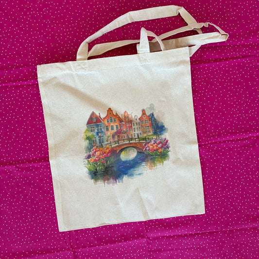 Canvas bag ‘Urban Petals’