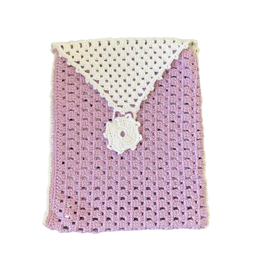 Booksleeve Purple/White