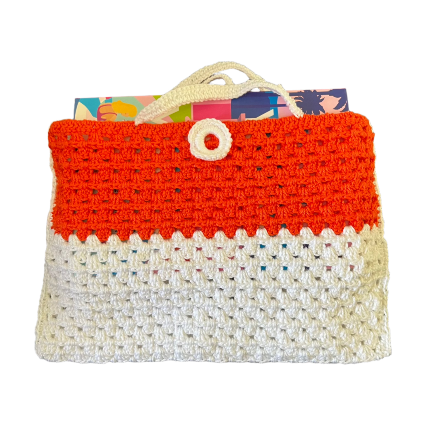 Booksleeve Orange/White